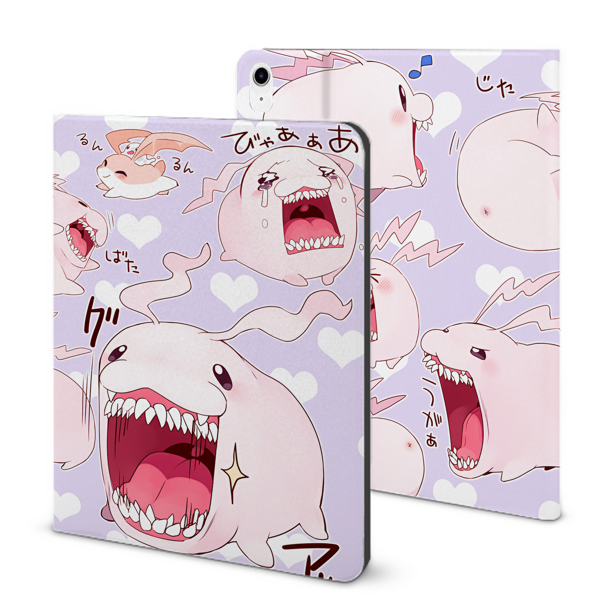 （画像用） Digimon デジタルモンスター/デジモン IPad ケース ブック型 PUレザー TPU 耐衝撃 軽量 薄型 ペン収納なし 全面保護 IPad 各モデル対応